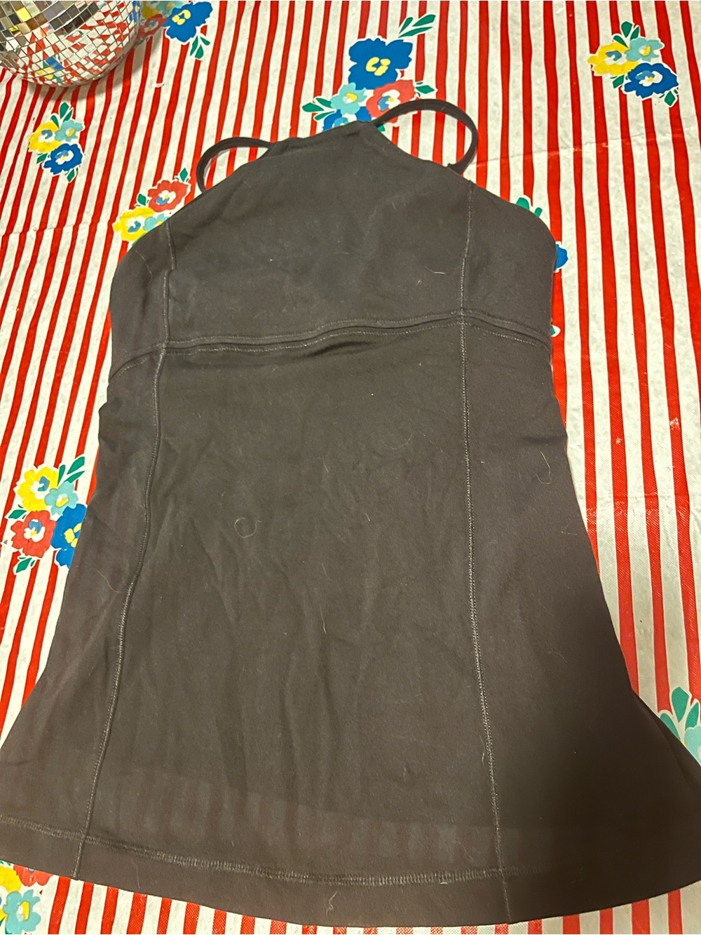 lululemon athletica Black tank with built in bra